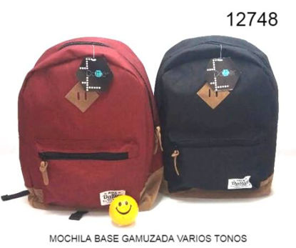 Imagen de MOCHILA BASE GAMUZADA VARIOS TONOS 10.24